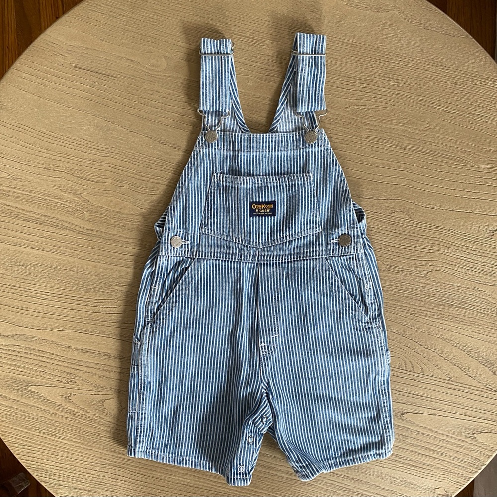 Vintage OshKosh B’Gosh railroad stripe overalls